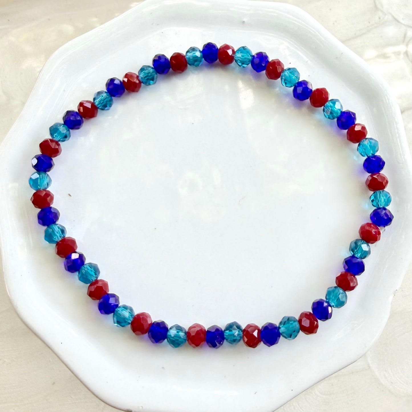 Malia | Carmine, Electric Blue, and Turquoise Blue | Winter