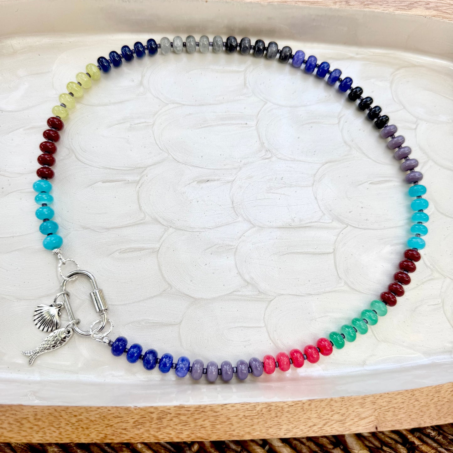Ava | Multi with Indigo Spacers | Winter