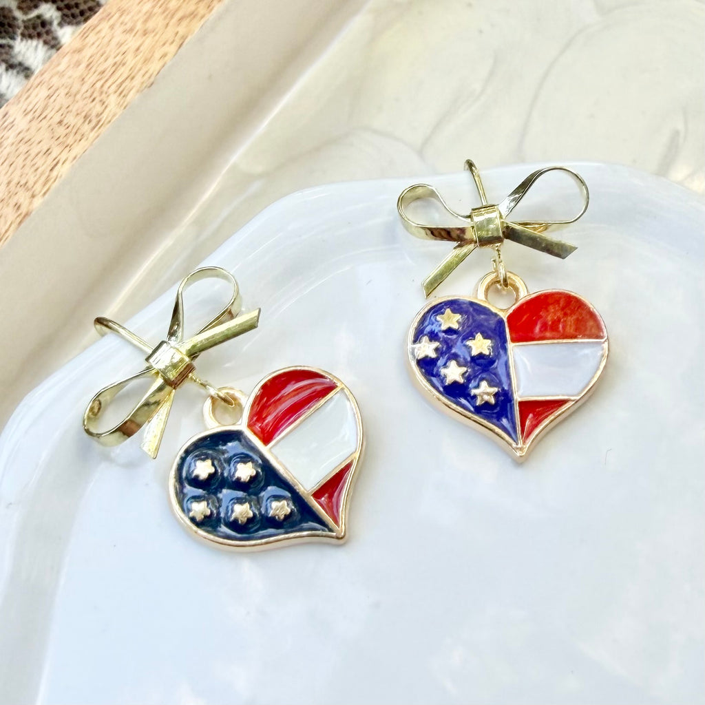 Flag Hearts | Bow Top | Autumn and Spring