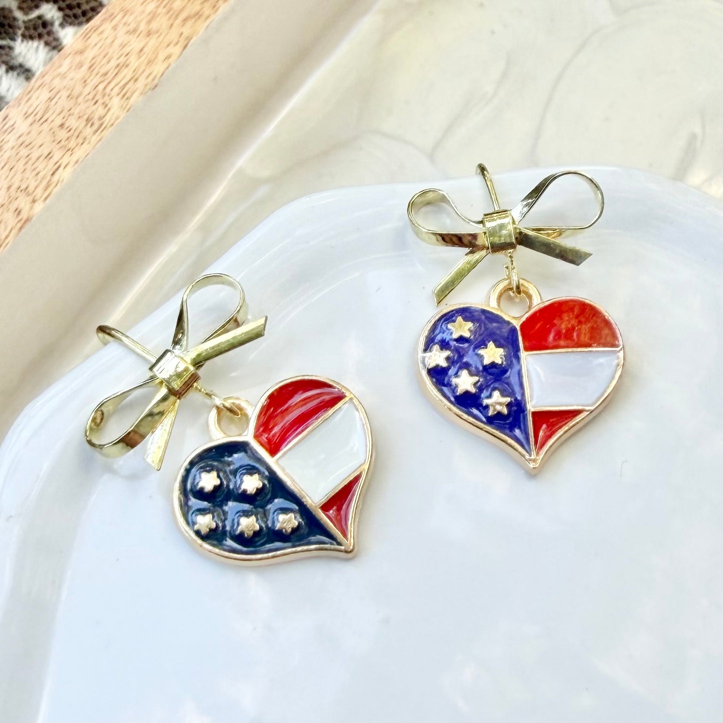 Flag Hearts | Bow Top | Autumn and Spring
