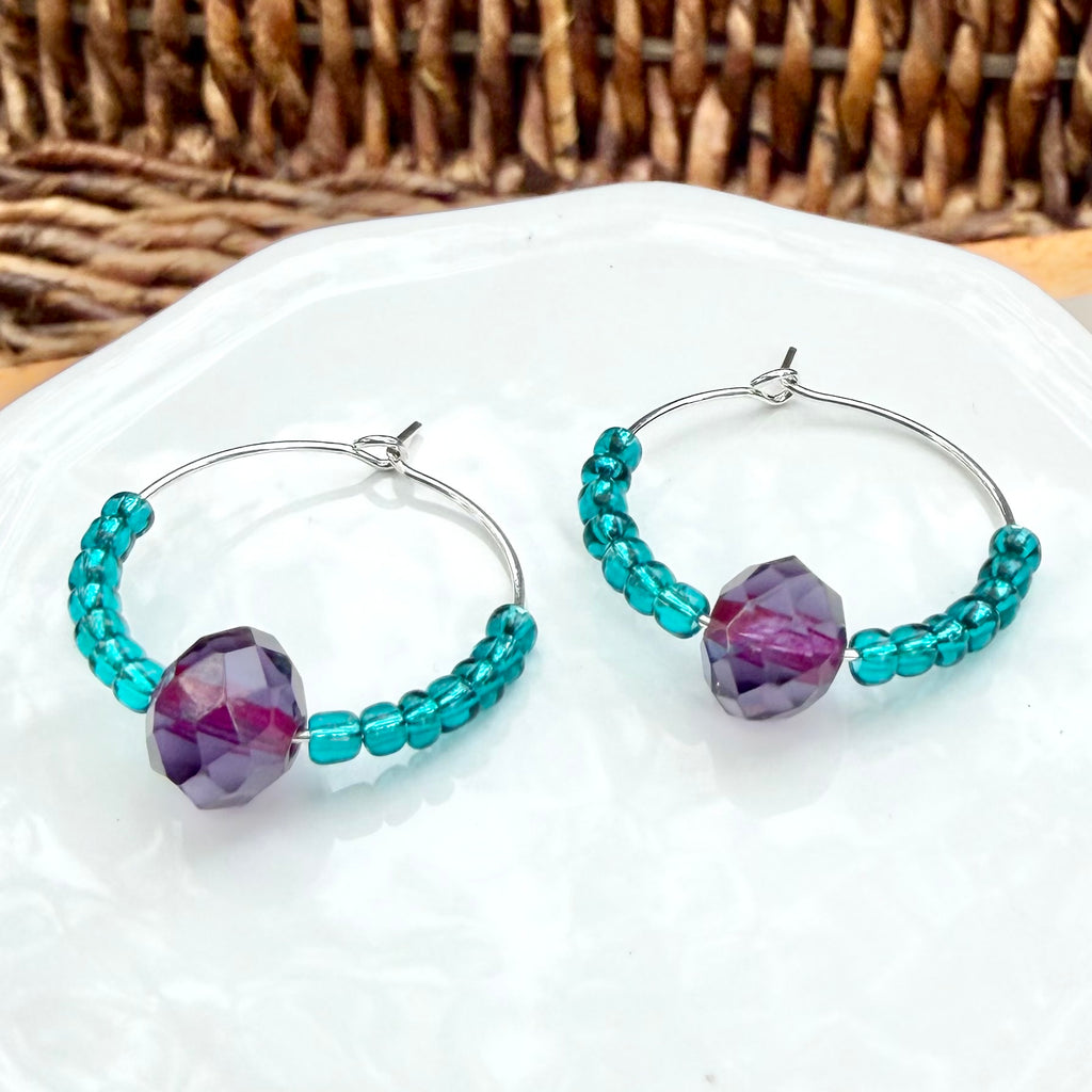 Malia | Lagoon Blue and Damson | Winter