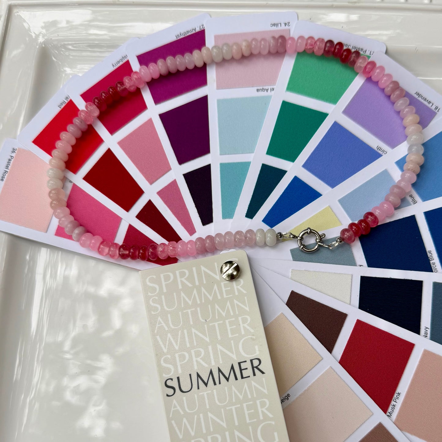 Ava | Red, Pink, and White | Light Summer