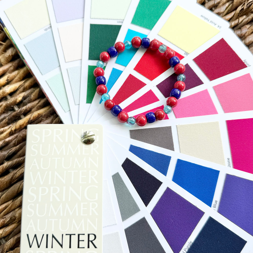 Zoe | Lagoon Blue, Scarlet, Navy | Winter