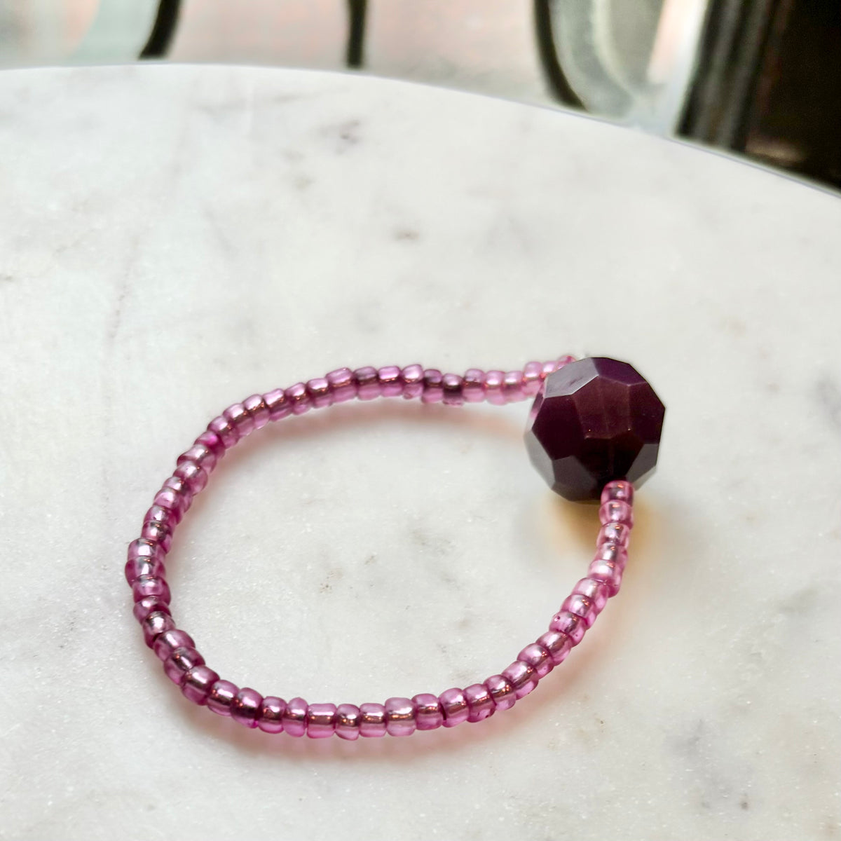 Statement Bracelets | Amethyst and Plum | Summer