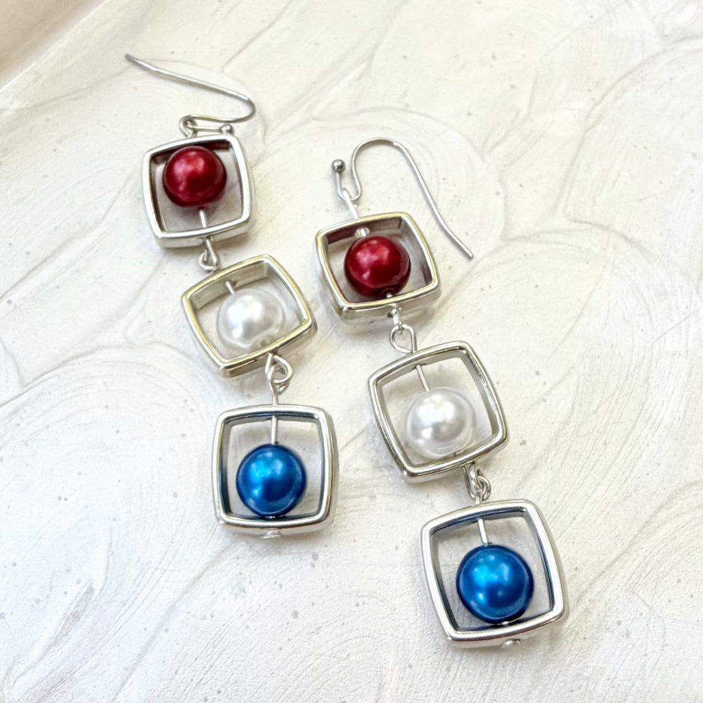 Belle | Burgundy, White, Electric Blue | Winter