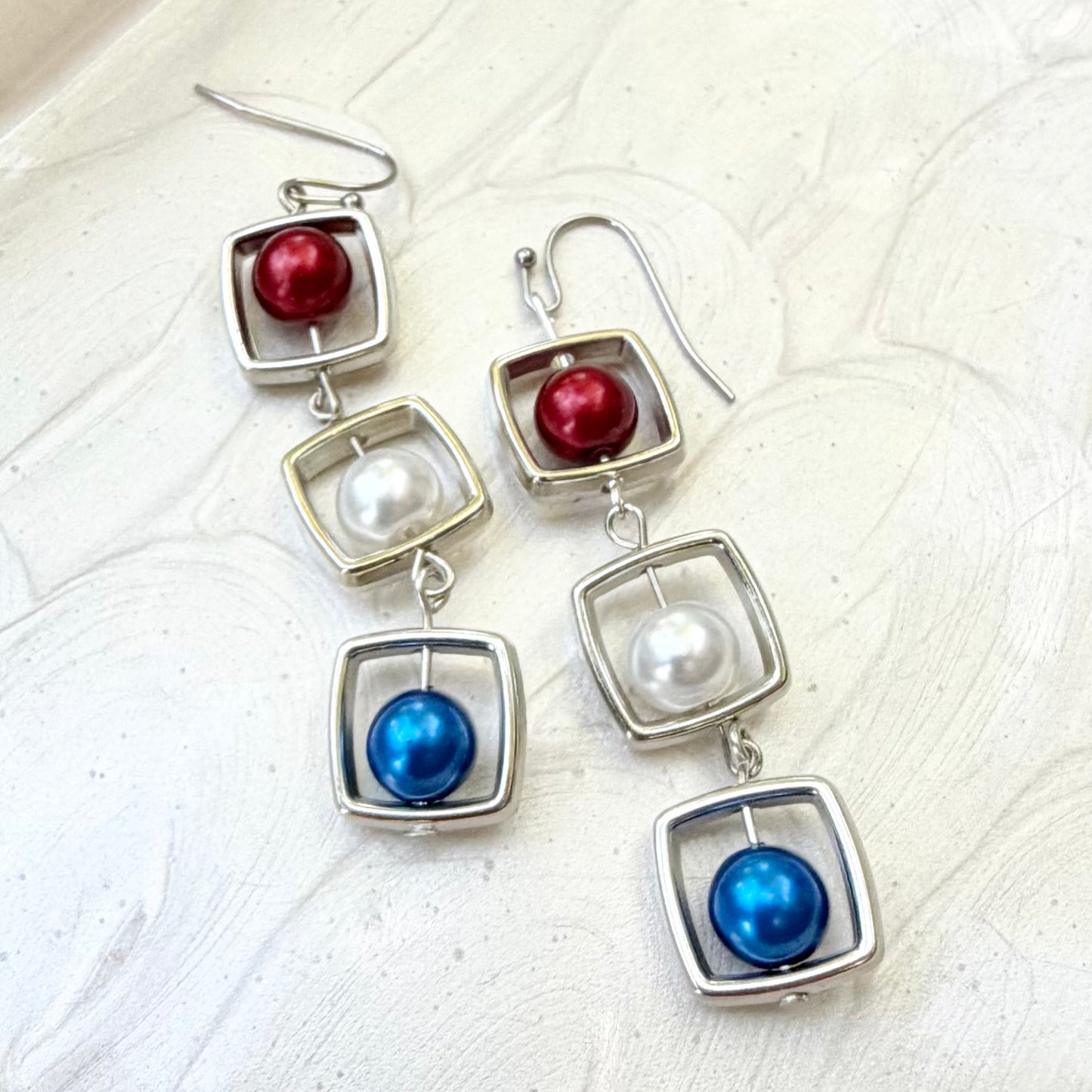 Belle | Burgundy, White, Electric Blue | Winter