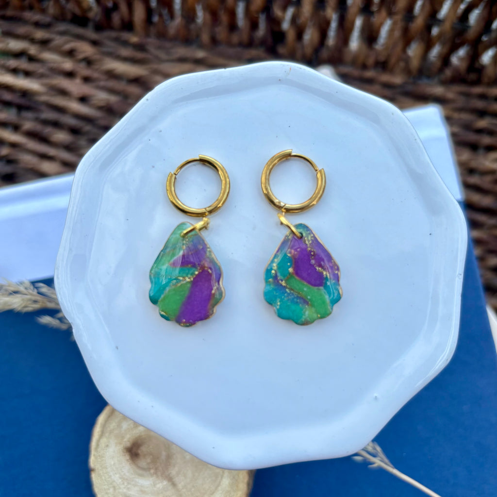Fatima | Teardrop Hoop | Spring