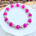 Mabel |  Fuchsia and Silver | Winter