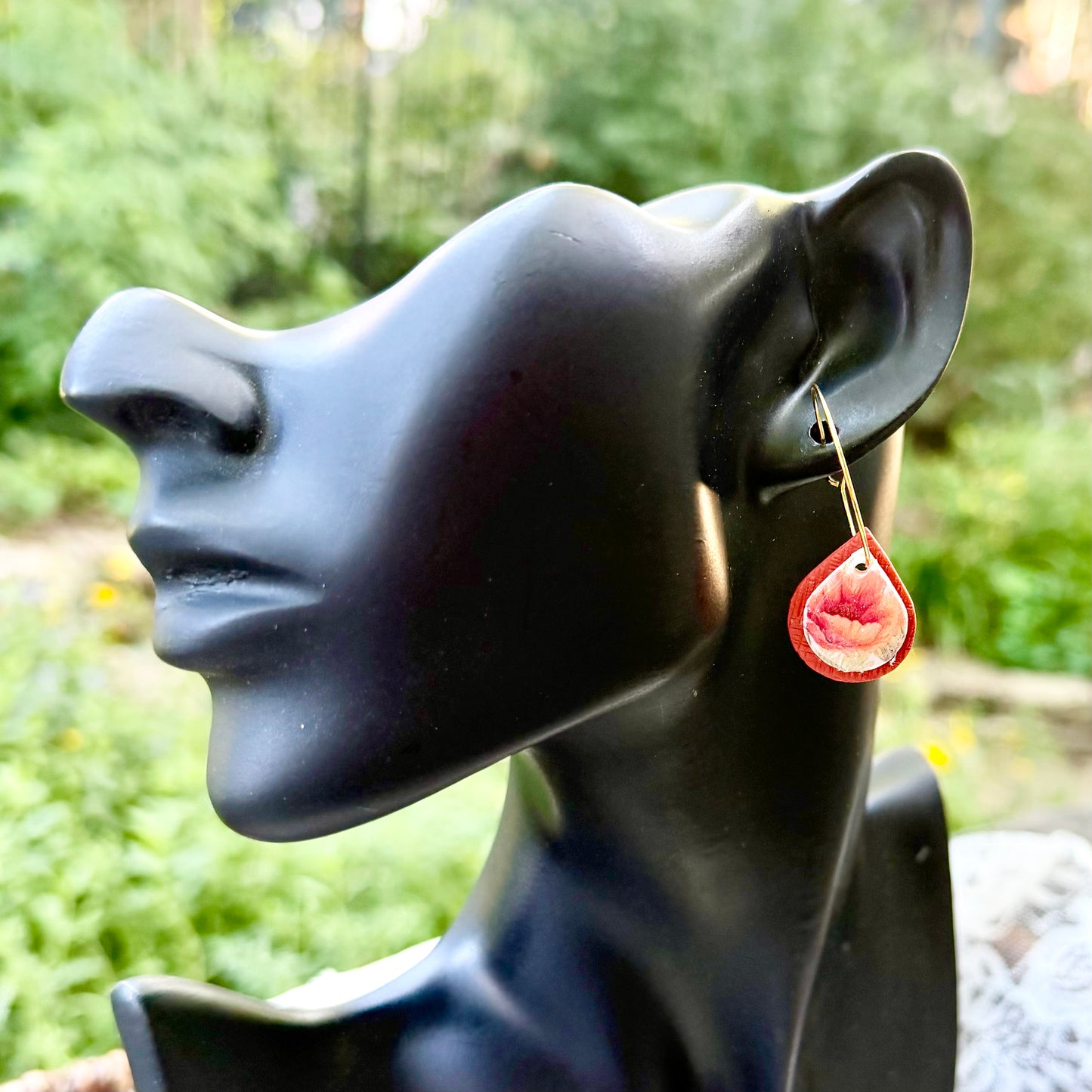 Gwen | Teardrop Hoops | Autumn
