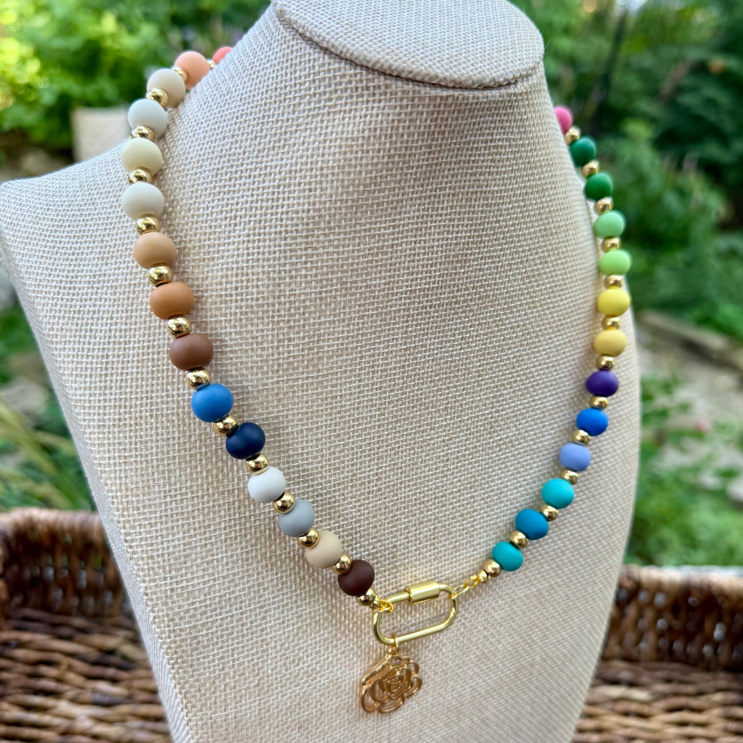 Palette Wearables | Carabiner Necklace | Spring