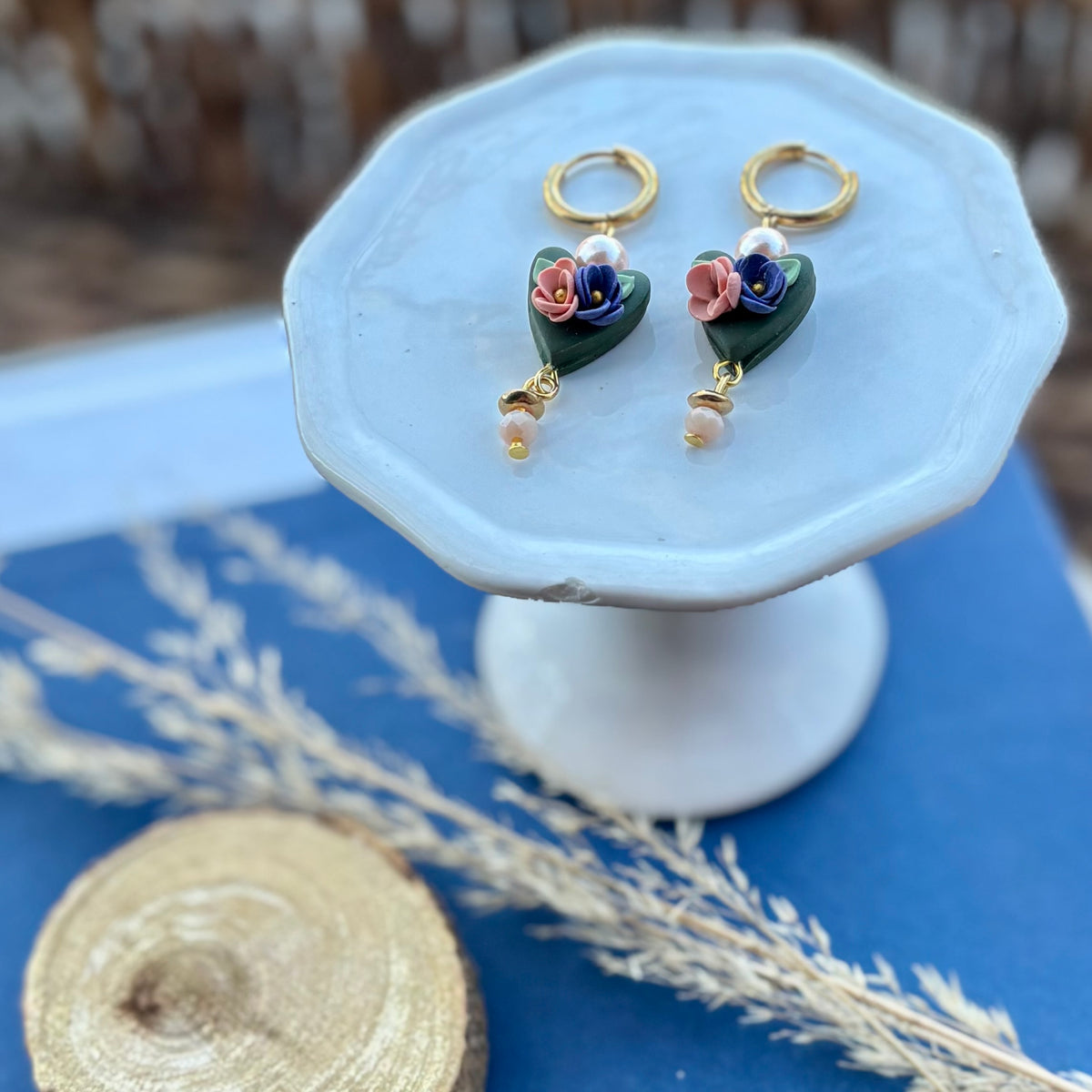 Lyla | Heart Dangles | Autumn