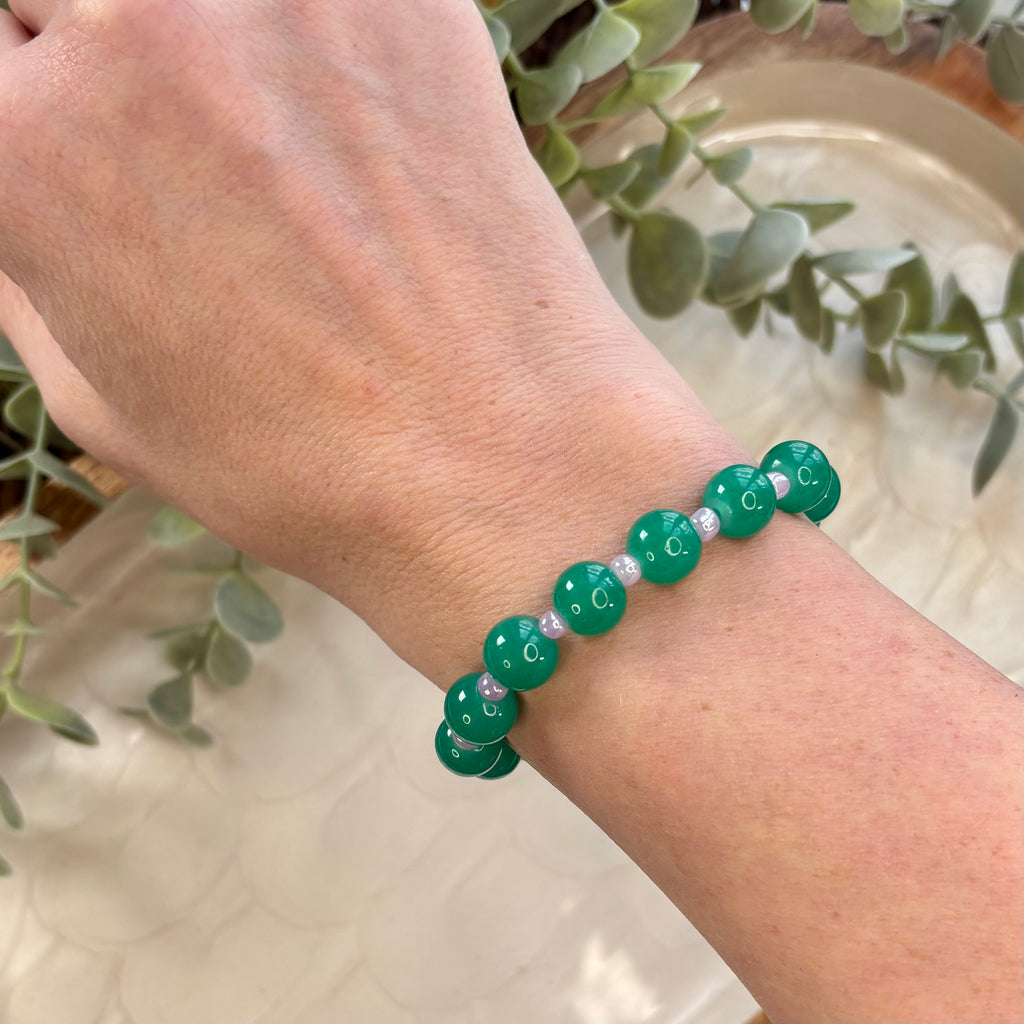 Mabel | Light Emerald and Ice Lavender | Winter