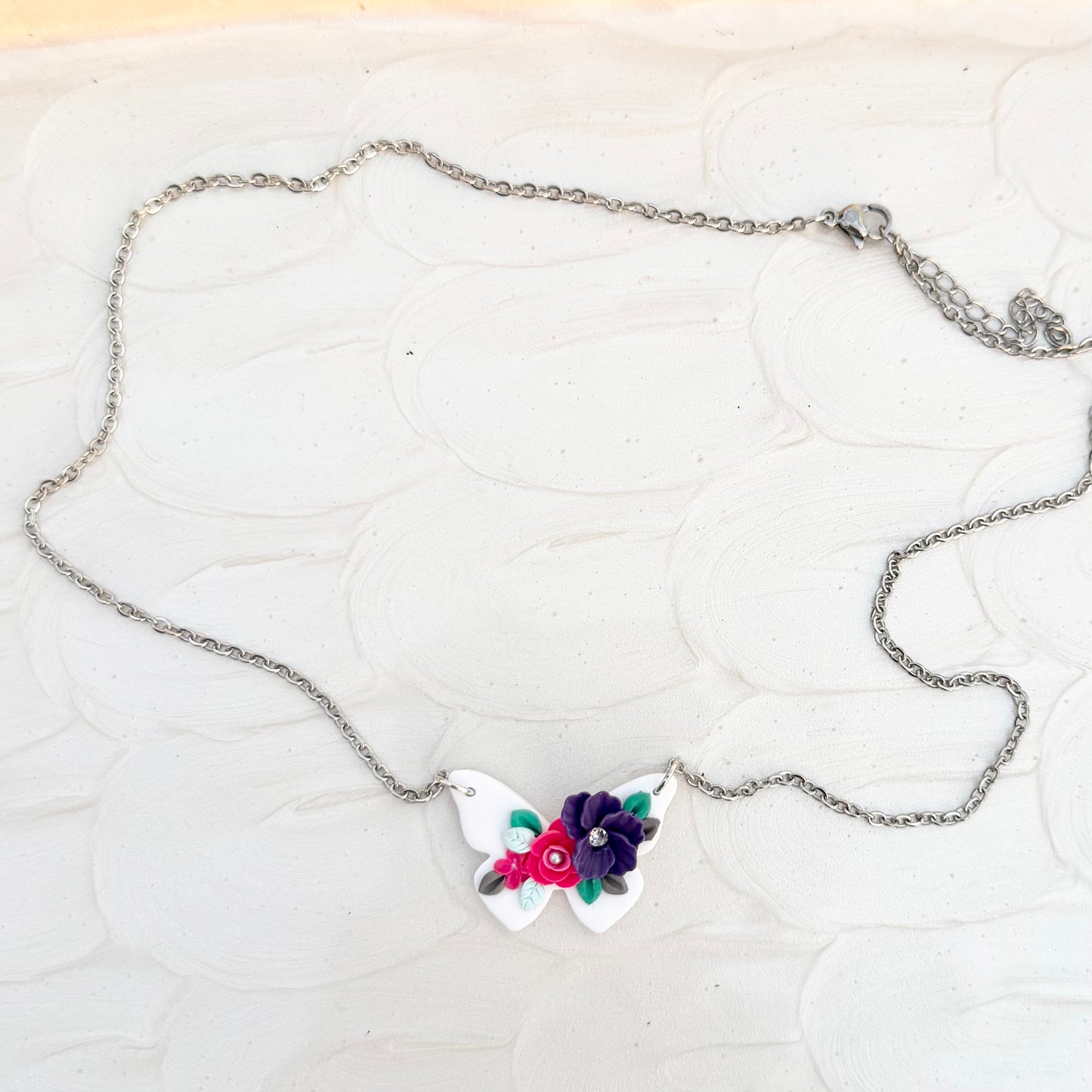 Natalia | Butterfly Necklace | Winter