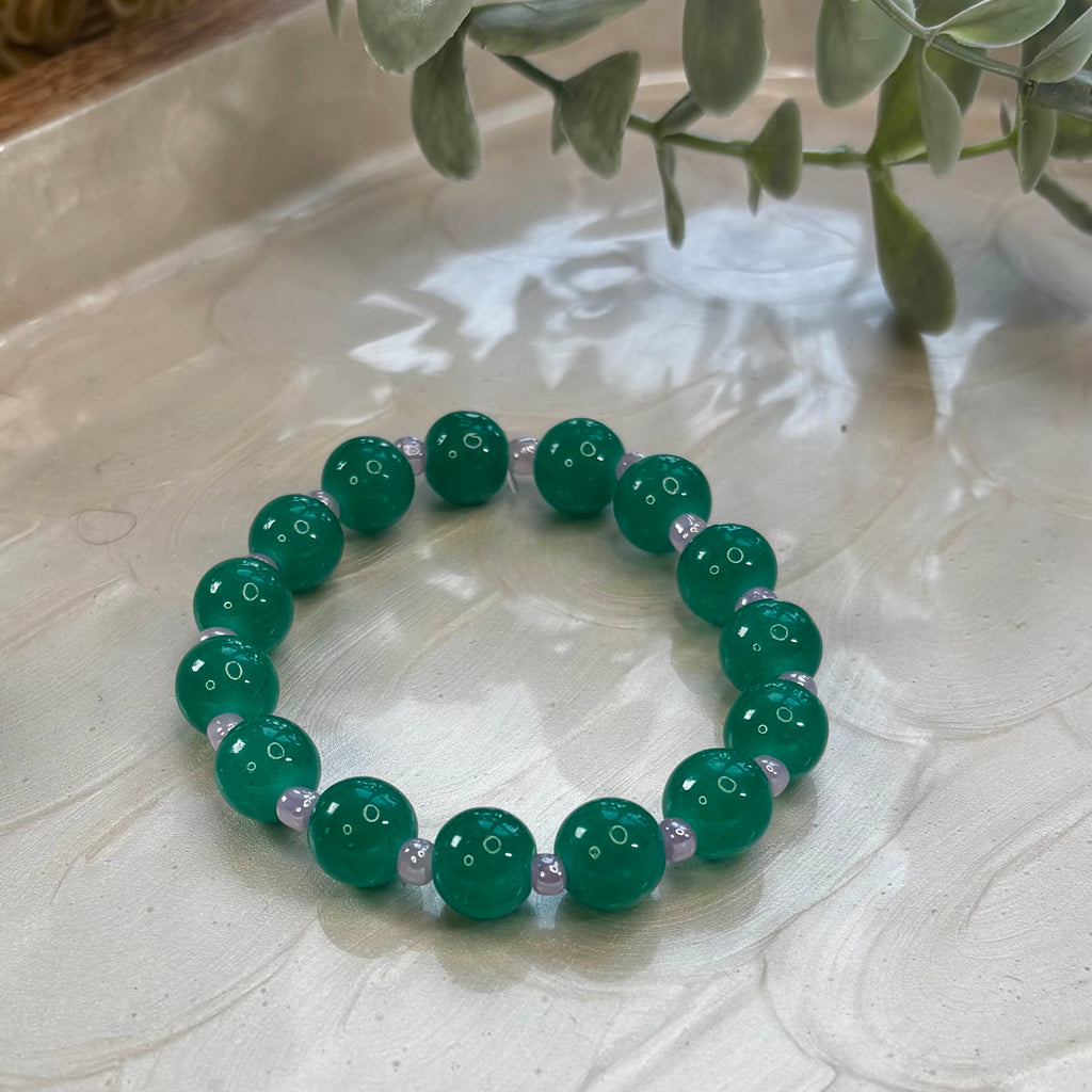 Mabel | Light Emerald and Ice Lavender | Winter