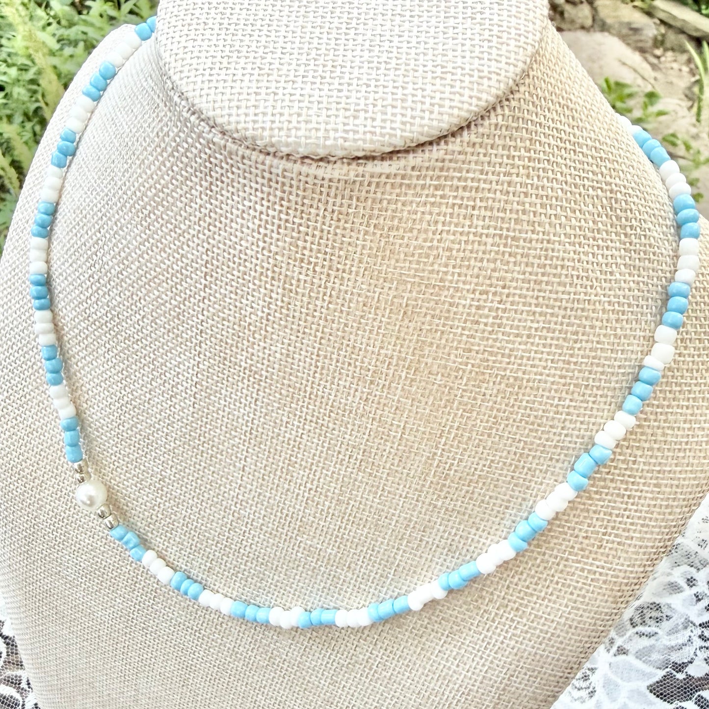 Pearl | Sky Blue and Soft White | Summer