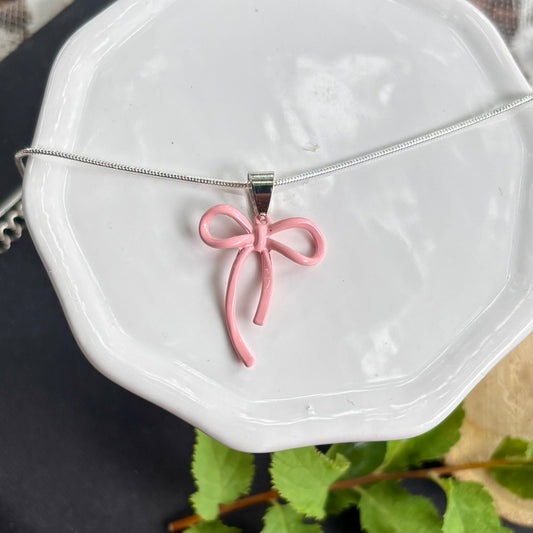 Bow Necklace | Clover | Summer