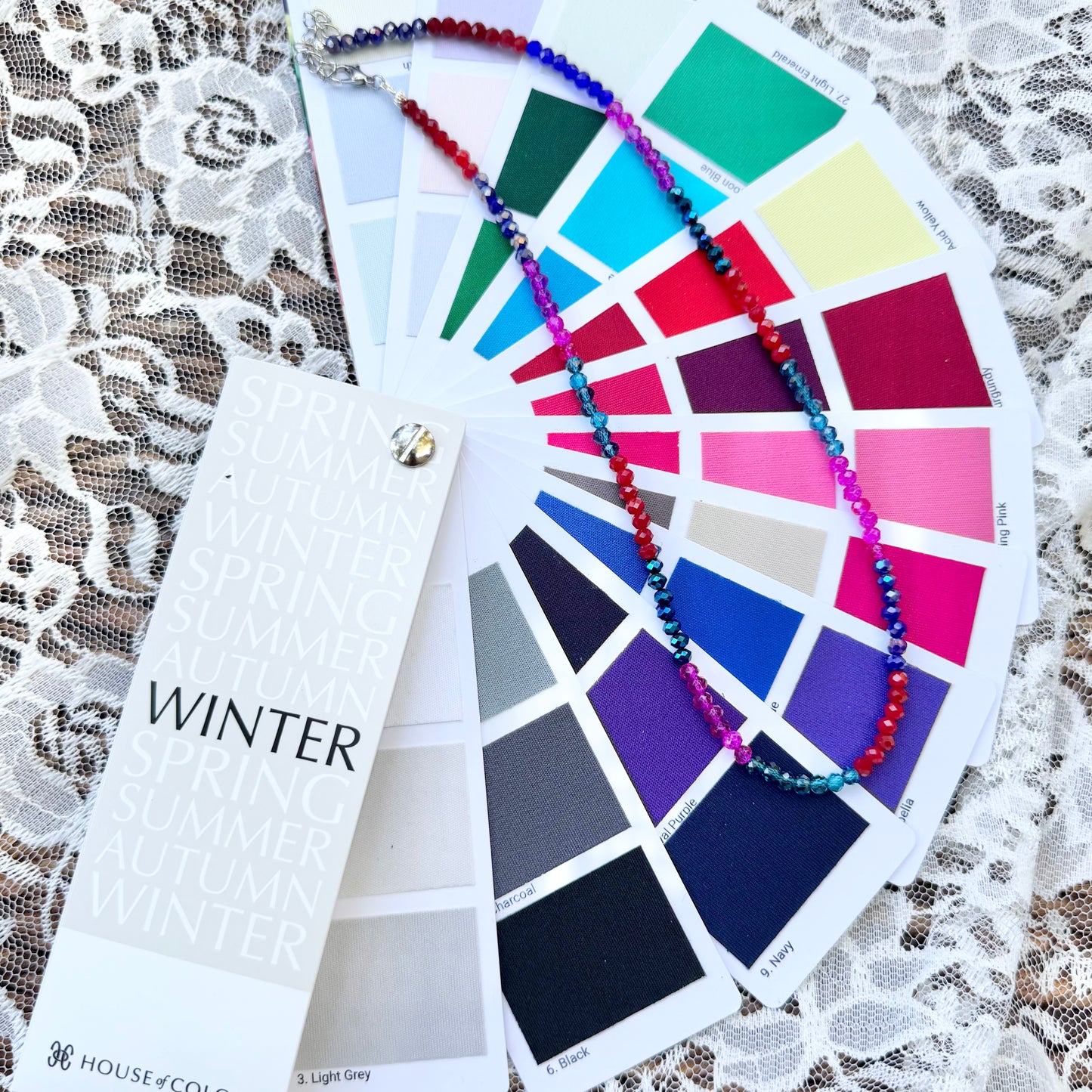 Luciana | Magenta, Navy, Carmine, Electric Blue | Winter