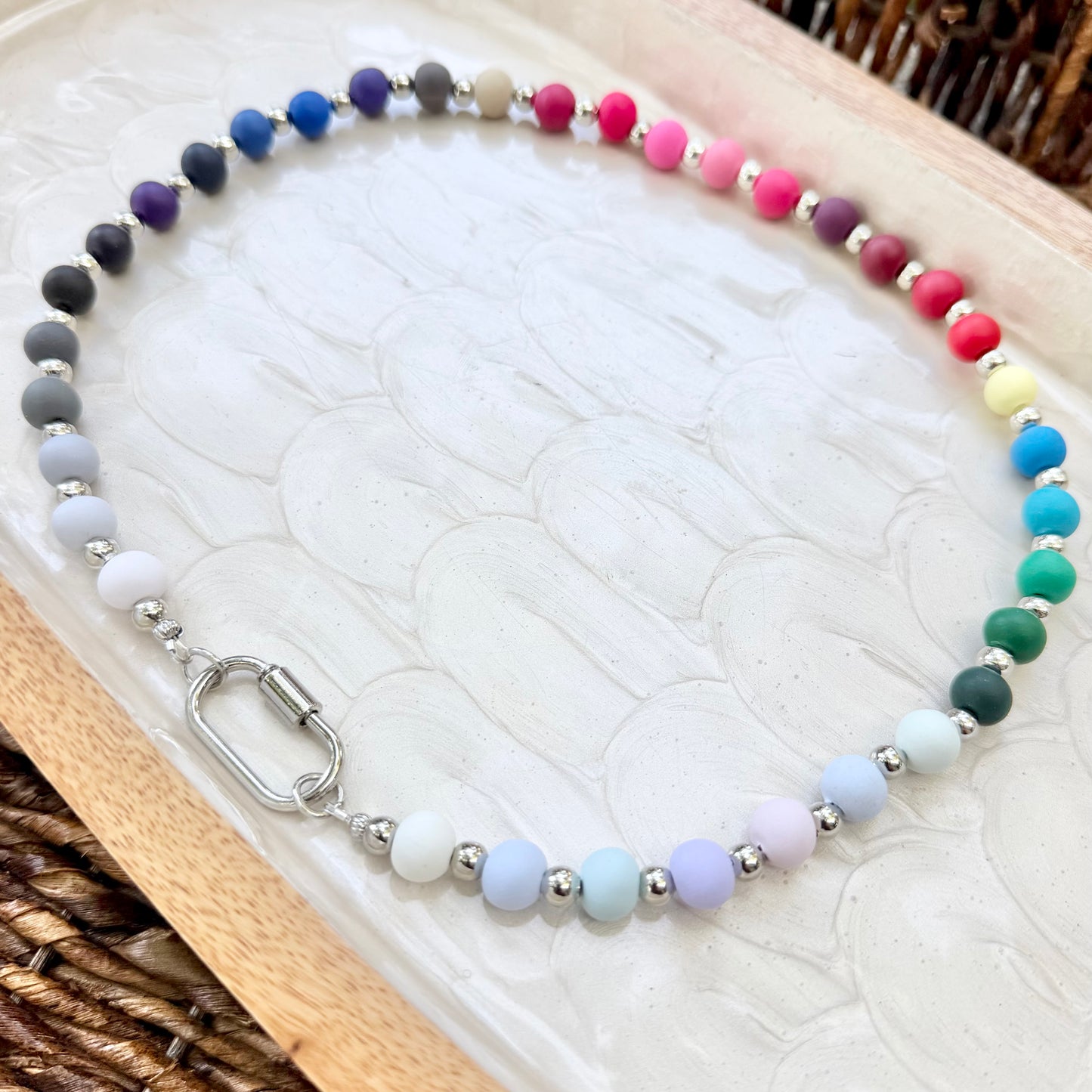 Palette Wearables | Carabiner Necklace | Winter