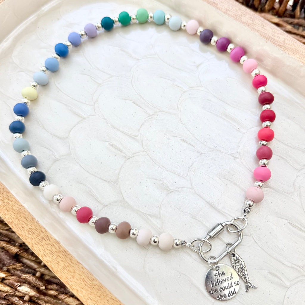 Palette Wearables | Carabiner Necklace | Summer