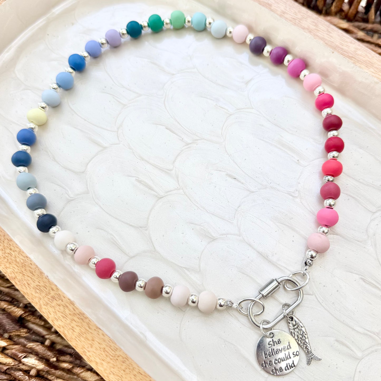 Palette Wearables | Carabiner Necklace | Summer