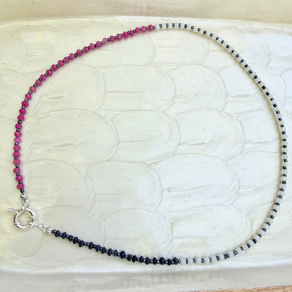 Luciana | Magenta, Navy, White | Winter