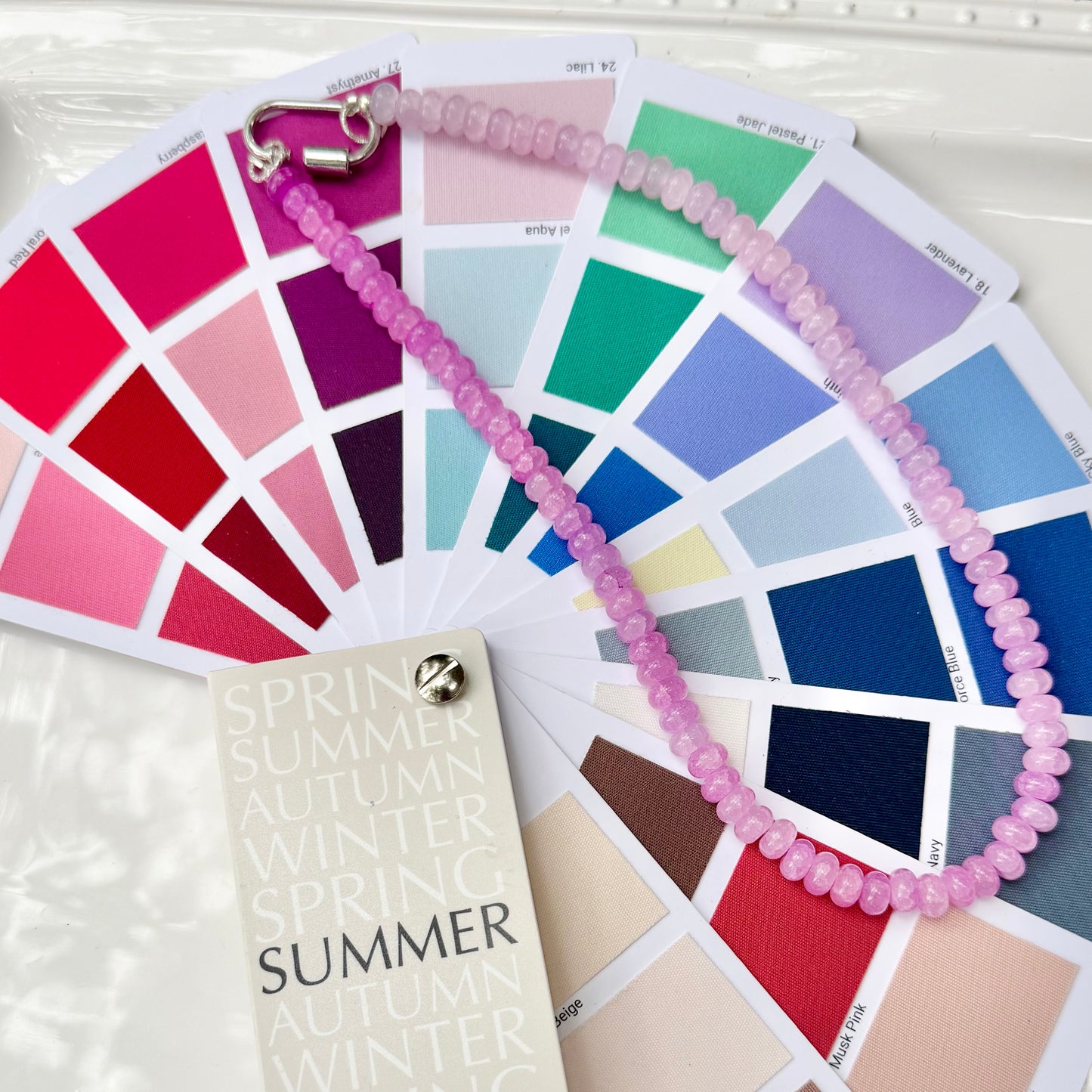 Ava | Amethyst and White | Summer/True Winter