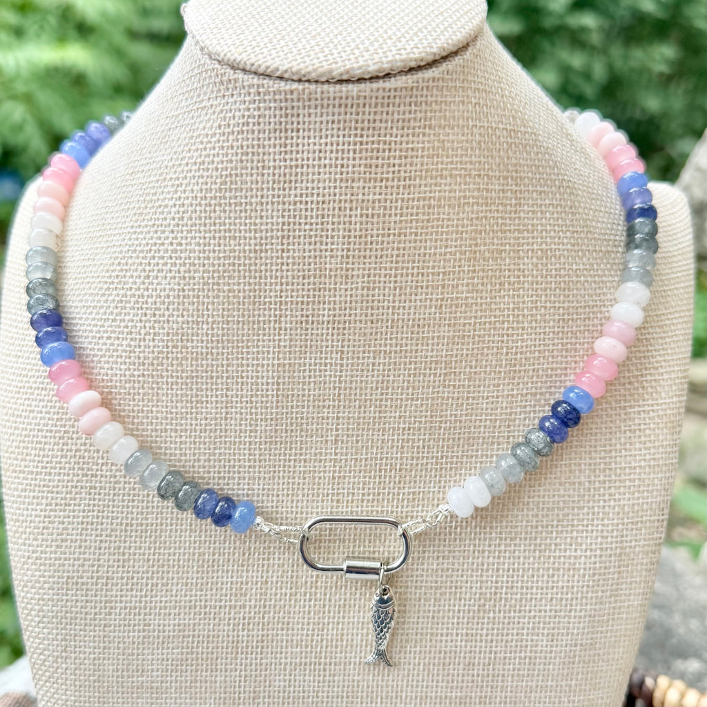 Ava | White, Grey, Blue, Pink | Soft Summer
