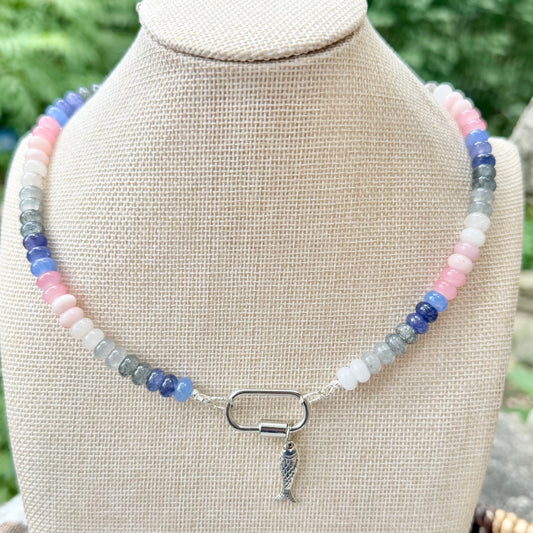 Ava | White, Grey, Blue, Pink | Soft Summer