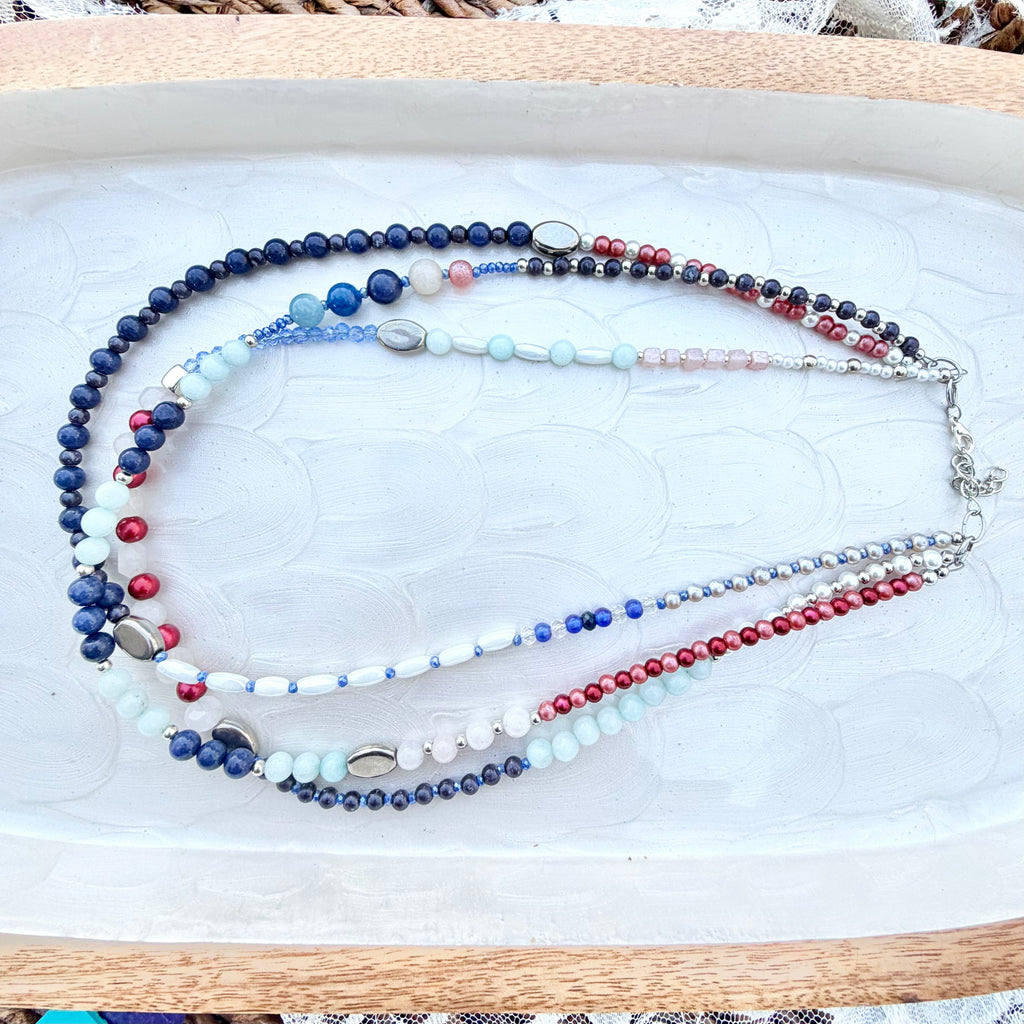 Shiloh | Blue Red White | Summer