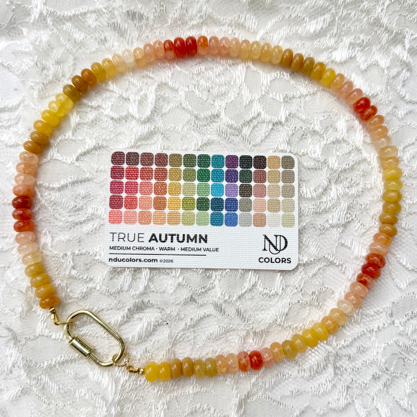 Ava | Yellow and Coral | True Autumn