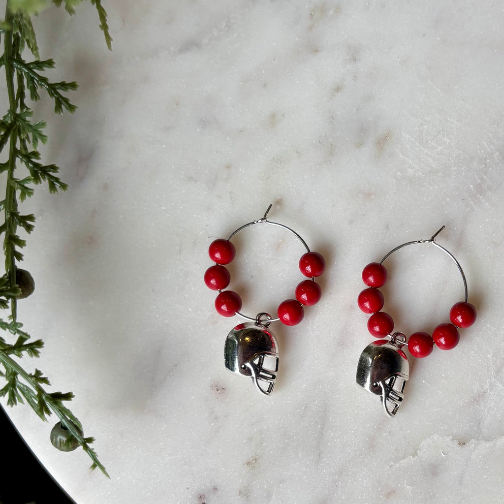 Charmed | Football Helmet Hoops | Summer and Winter