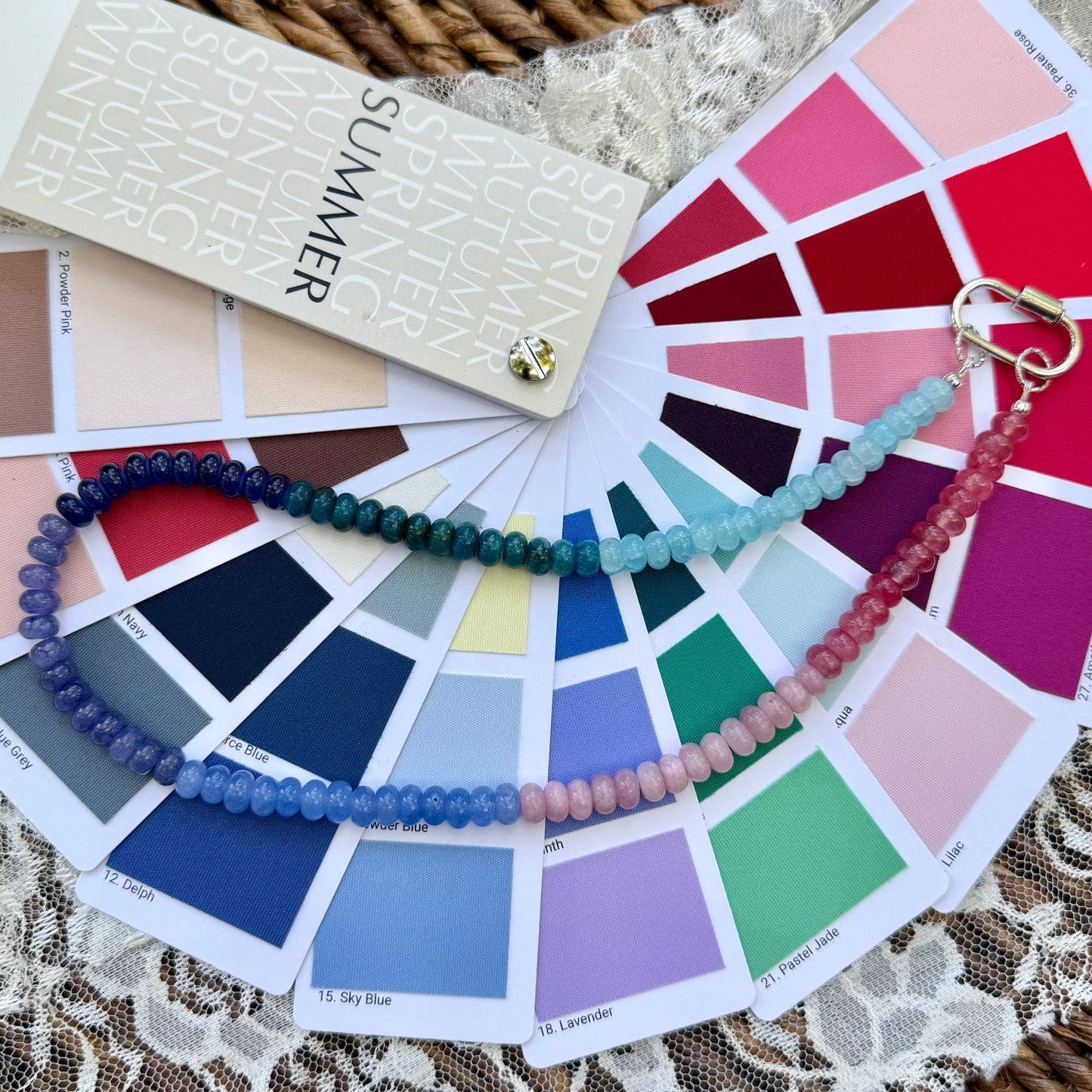 Ava | Pink and Blue | Summer