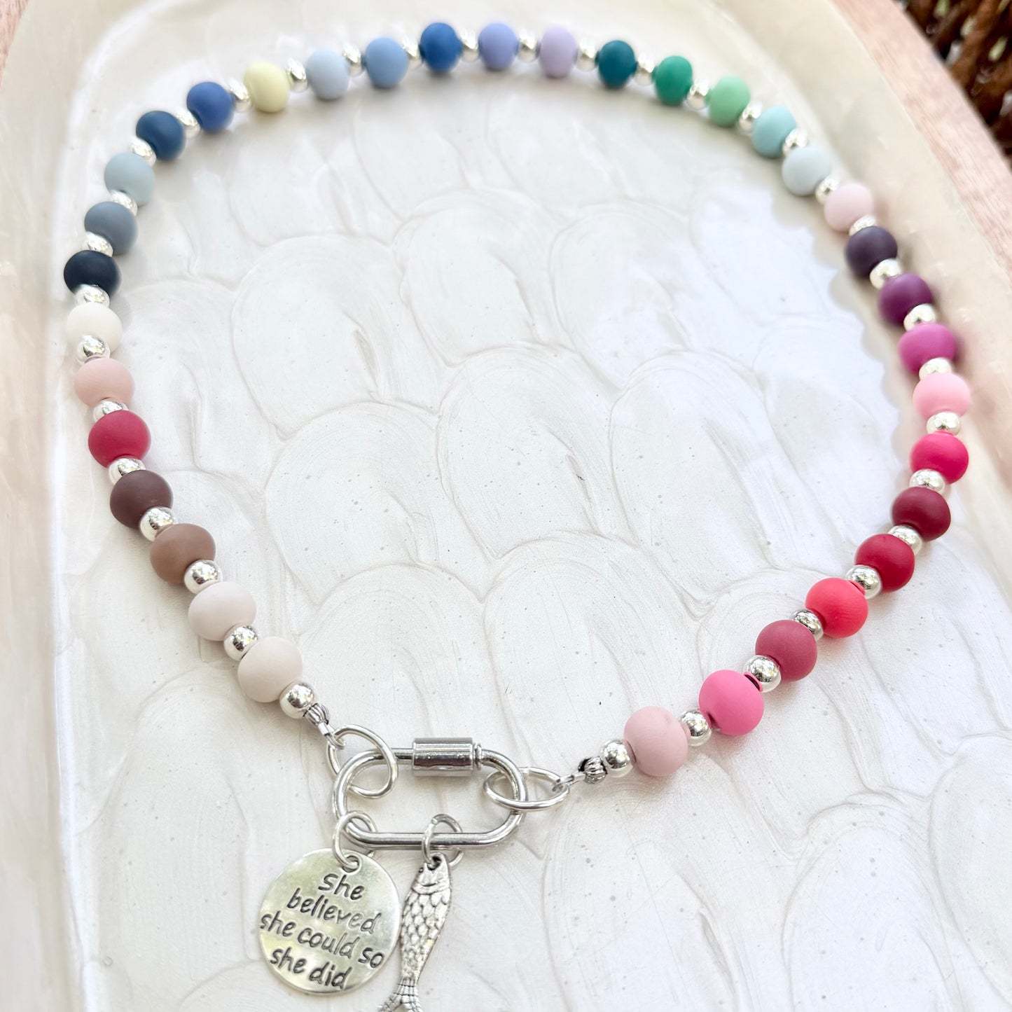 Palette Wearables | Carabiner Necklace | Summer