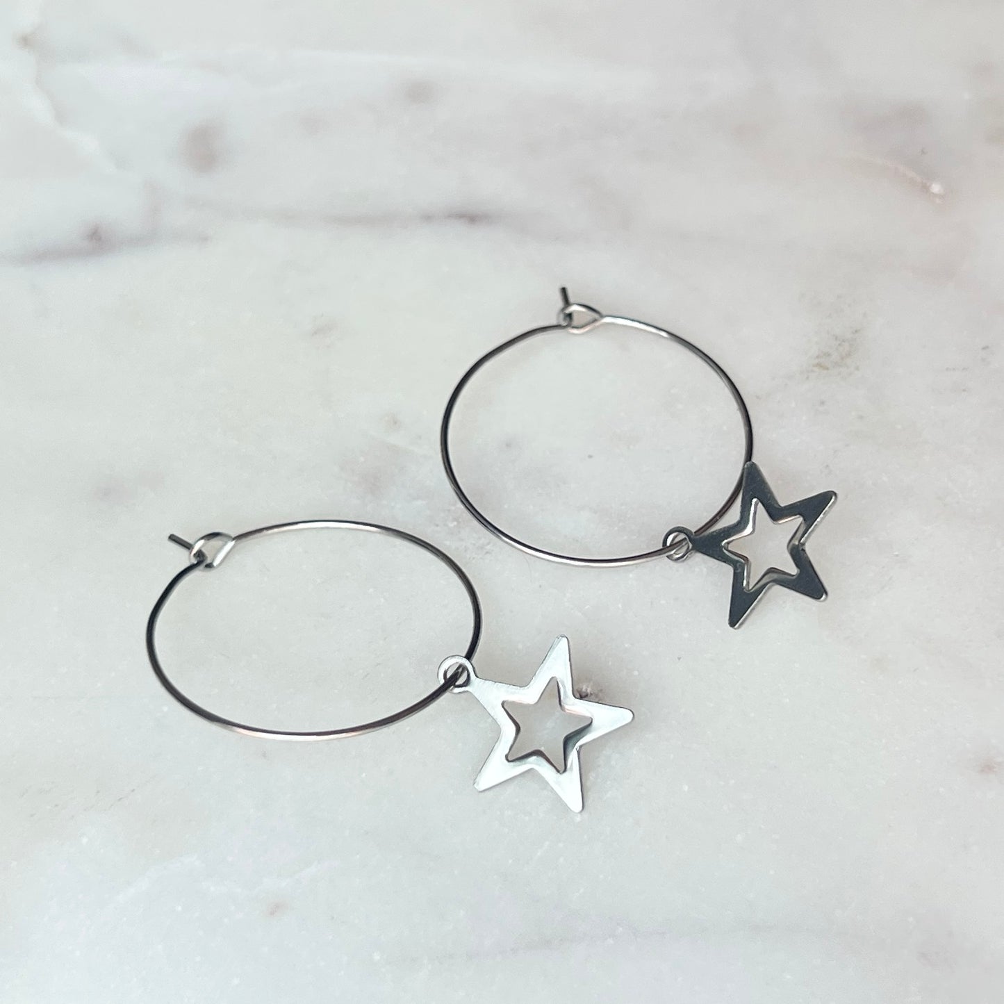 Charmed | Star Hoops | Winter and Summer