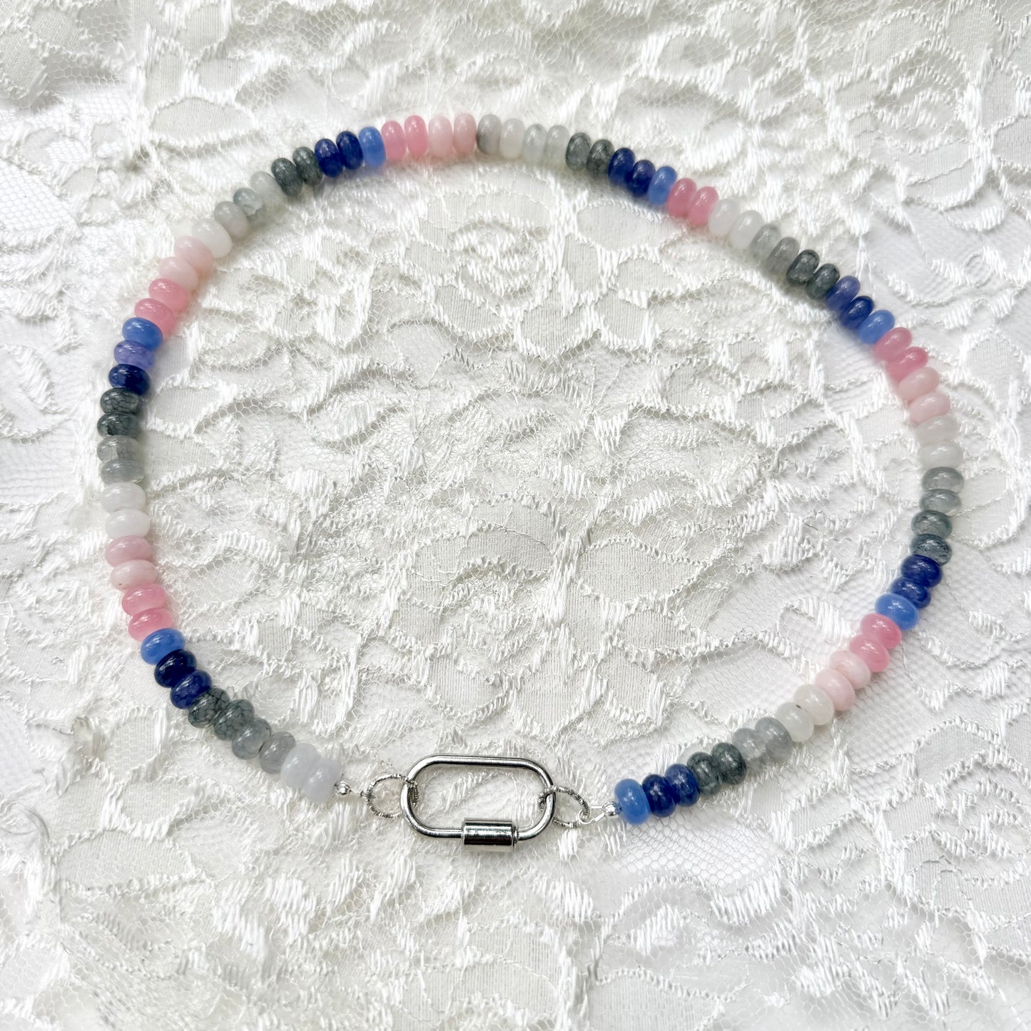 Ava | White, Grey, Blue, Pink | Soft Summer