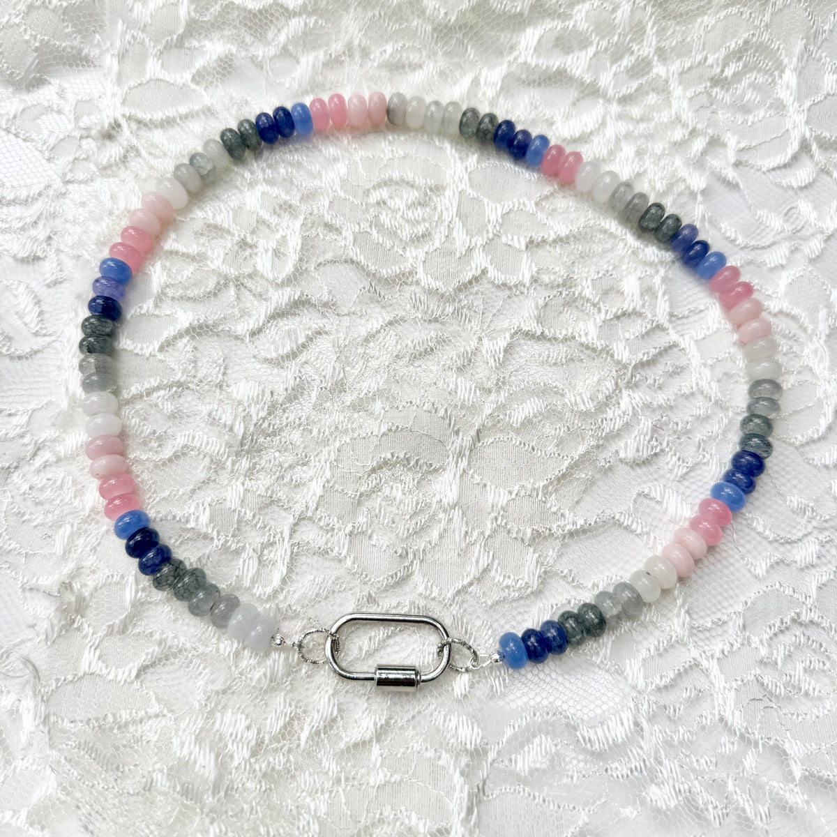 Ava | White, Grey, Blue, Pink | Soft Summer