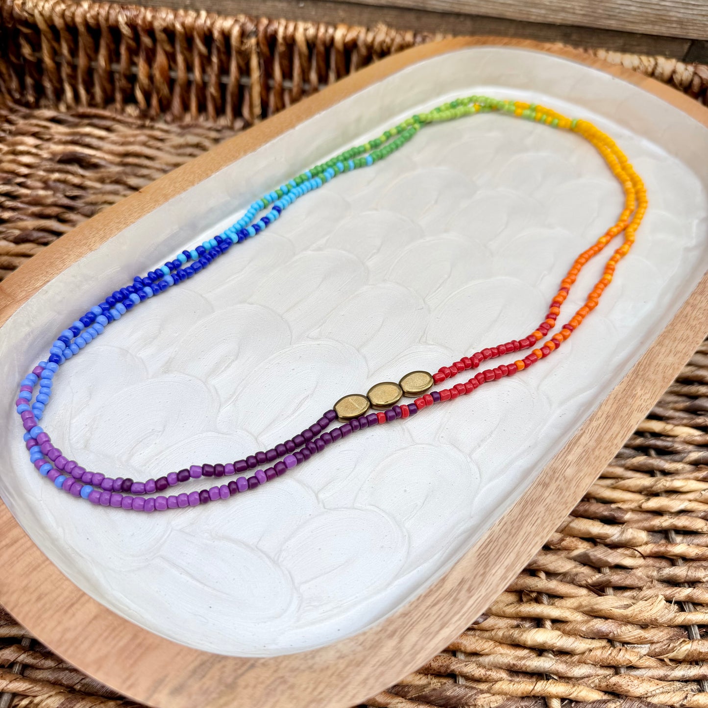 Ella | Rainbow with Brass | Autumn and Spring