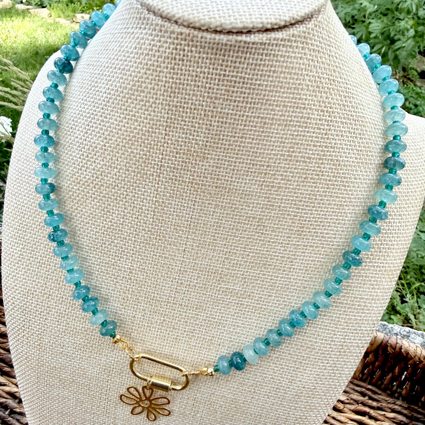 Ava | Peacock with Kingfisher Spacers | Autumn