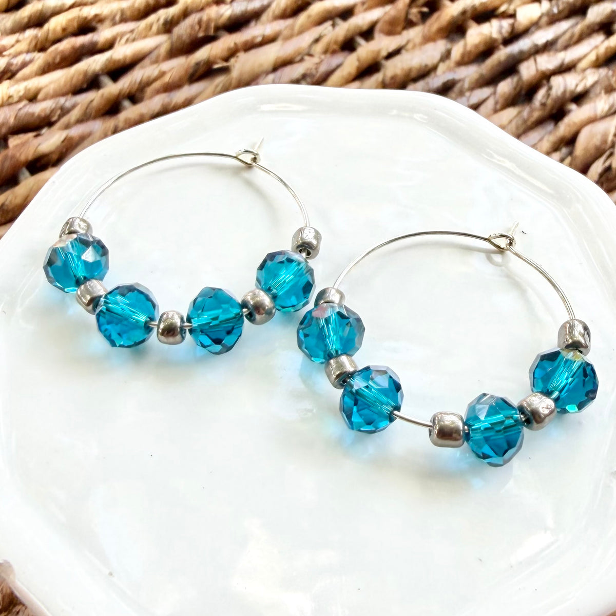 Malia | Turquoise Blue and Silver | Winter