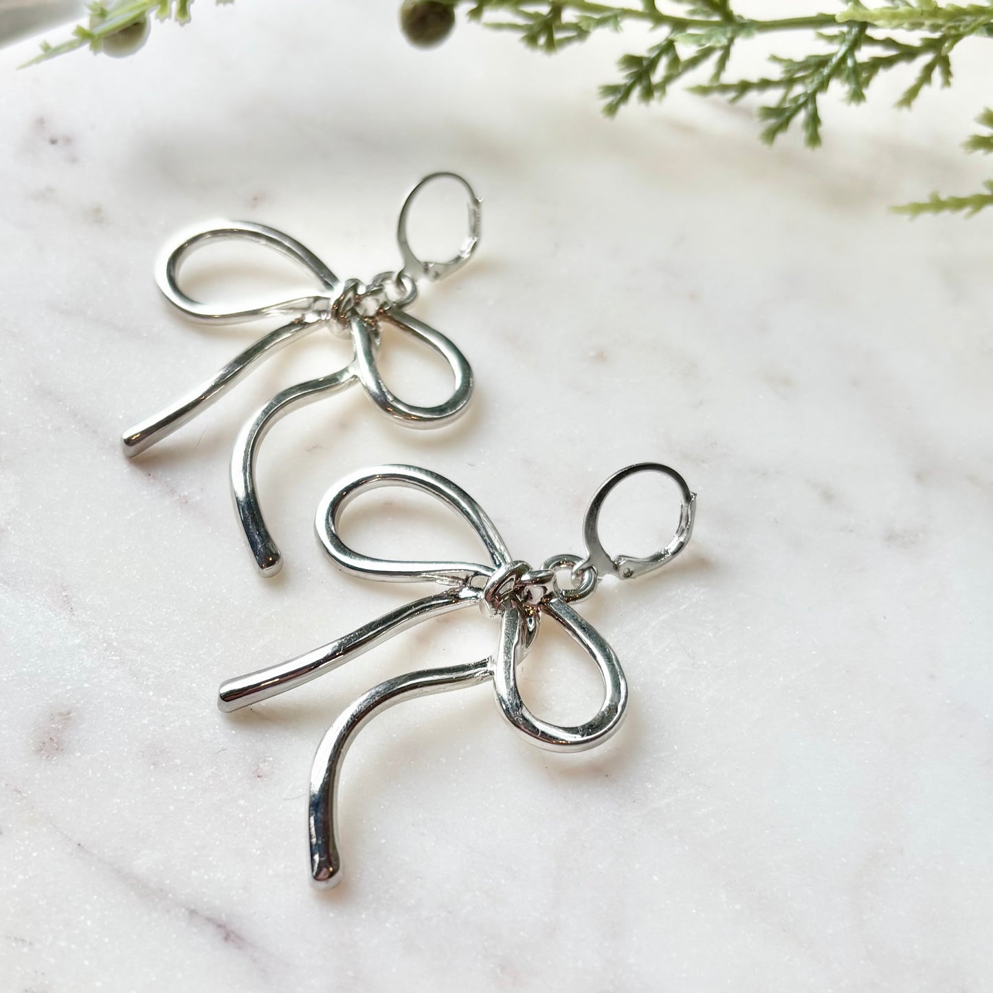 Charmed | Silver Large Bow | Summer and Winter