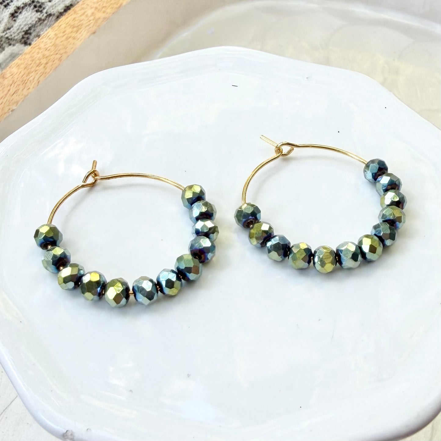 Malia | Iridescent Forest Green | Autumn