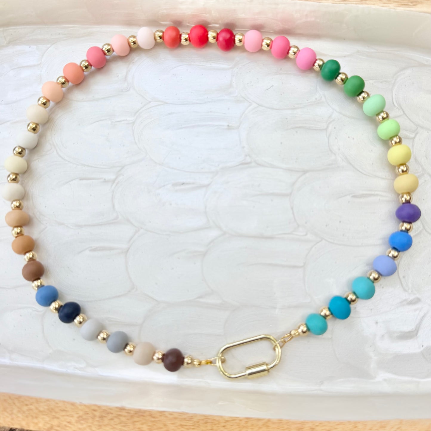 Palette Wearables | Carabiner Necklace | Spring