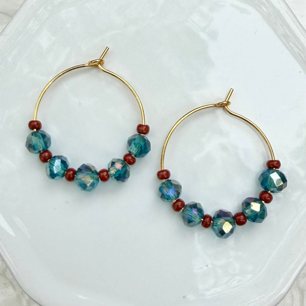 Malia | Turquoise and Tan | Spring