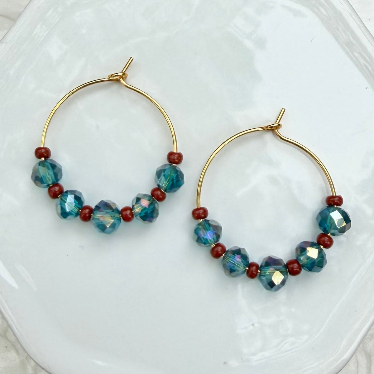 Malia | Turquoise and Tan | Spring