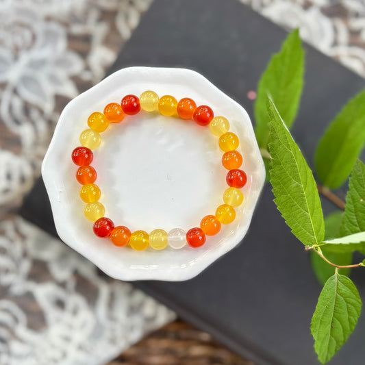 Zoe | Brick, Saffron, Yellow Ochre, Oyster