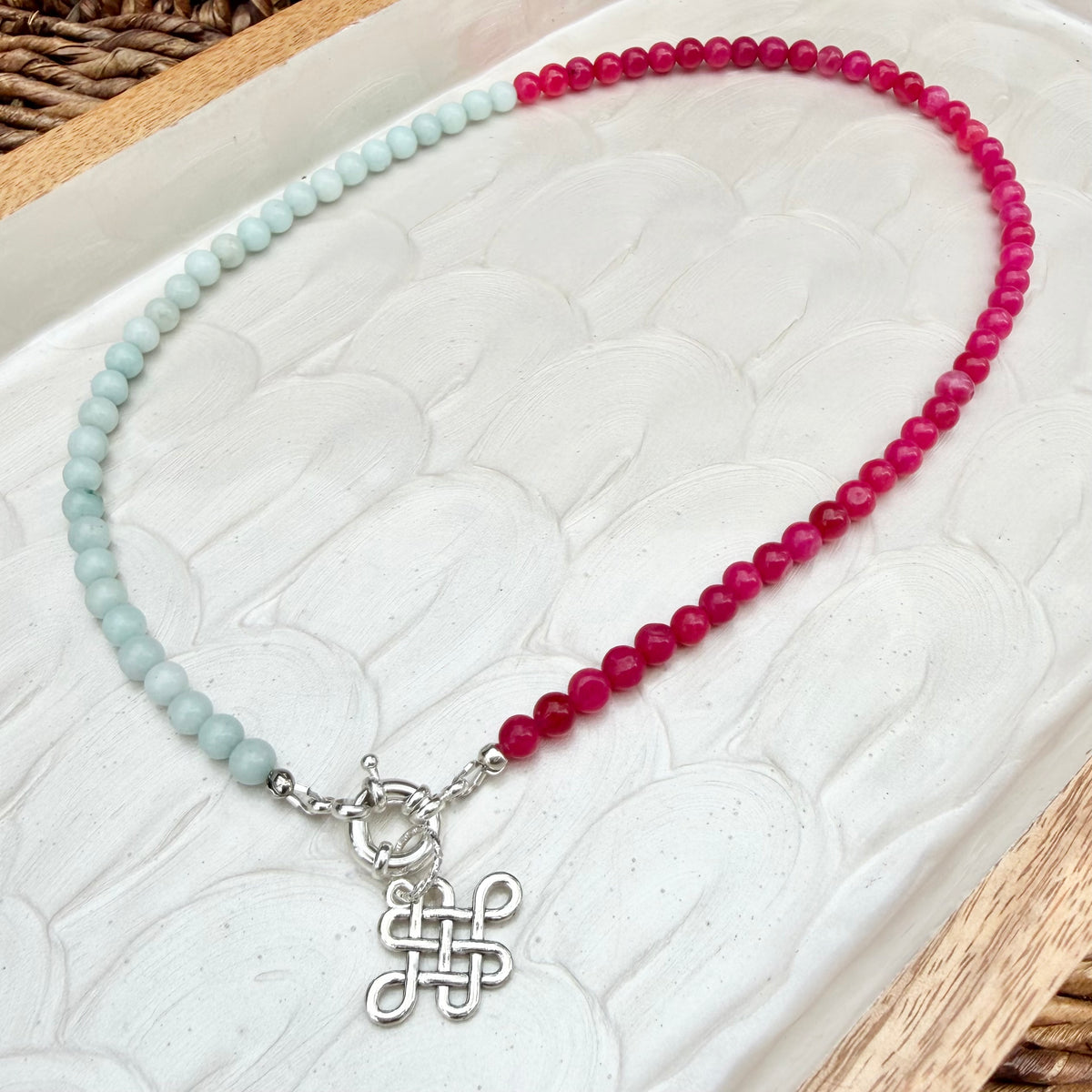 Natalie | Magenta and Ice Blue | Winter