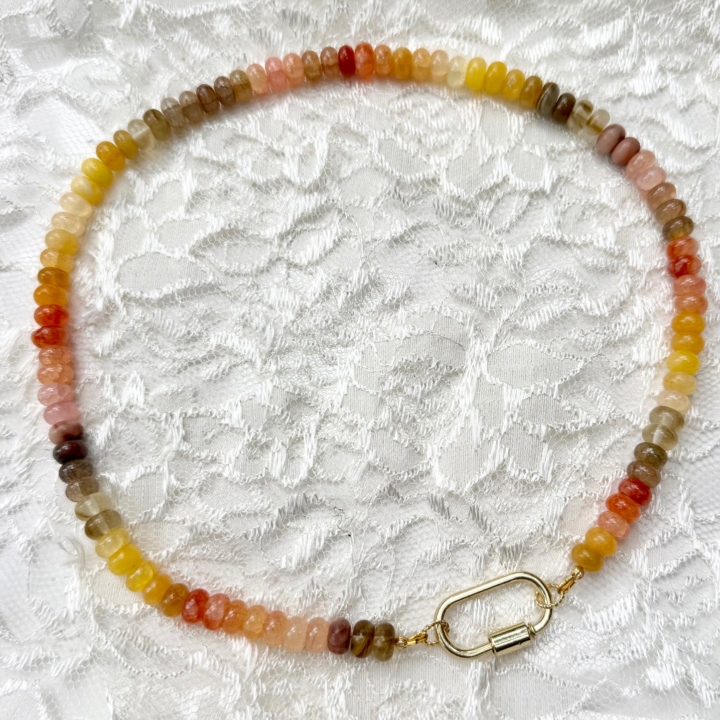 Ava | Coral, Yellow, and Bronze | True Autumn