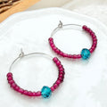 Malia | Turquoise Blue and Fuchsia | Winter