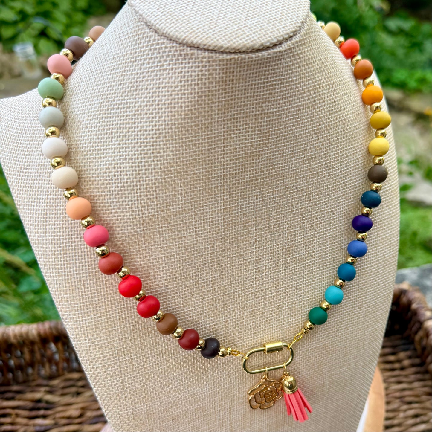 Palette Wearables | Carabiner Necklace | Autumn