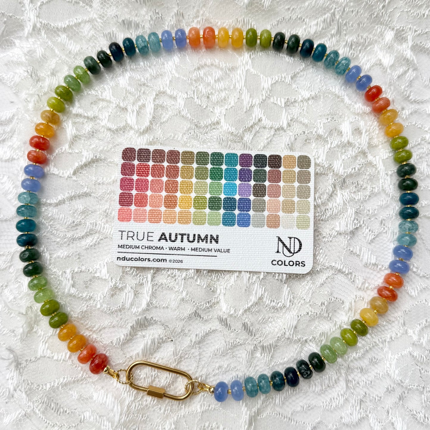 Ava | Orange, Yellow, Blue, and Green | True Autumn